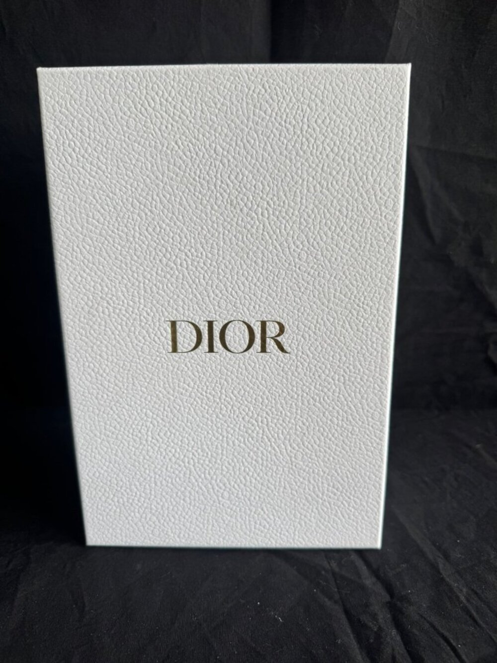 Authentic Dior Empty Gift Box White and Gold 12x8x4.3